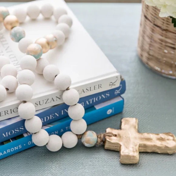 The Bailey Woo Bead Cross - Picture 1 of 1
